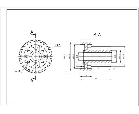 Зображення 4 Шестерня мала для м'ясорубки Braun 67001026