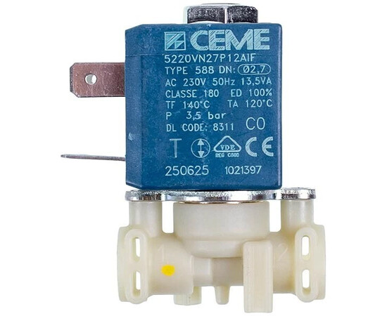 Зображення 2 Клапан електромагнітний для кавоварки DeLonghi 5220VN2,7P12AIF 5213218311