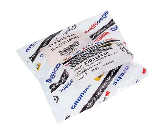 Зображення 2 Ручка регулювання температури духовки для плити Beko 250315428