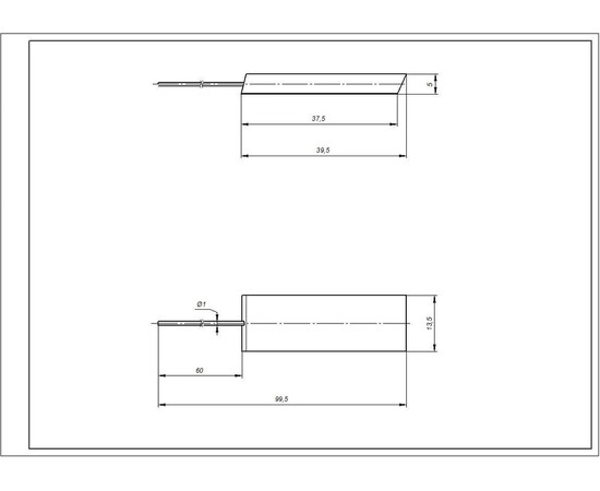 Зображення 4 Щітки двигуна для пральної машини uni155-540 (2 шт.) стрижень (без корпусу, склеєні) 13,5x5x40