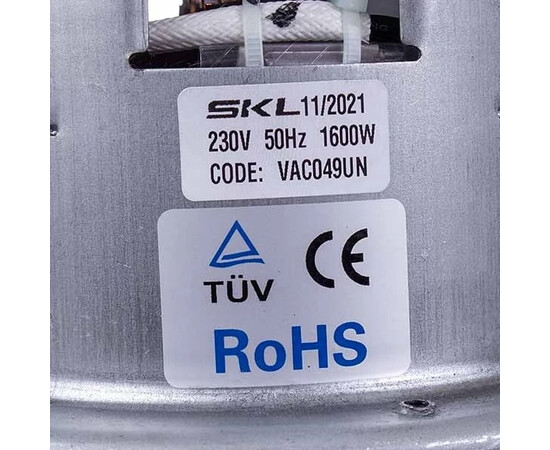 Зображення 5 Двигун для пилососа VAC049UN (з виступом) SKL D=134/97 mm H=23/117 mm 1600 W