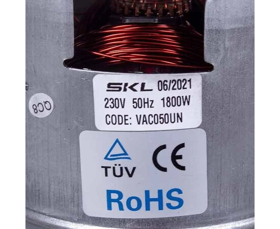 Зображення 4 Двигун для пилососа VAC050UN (з виступом) SKL D=138/97 mm H=21/116 mm 1800 W