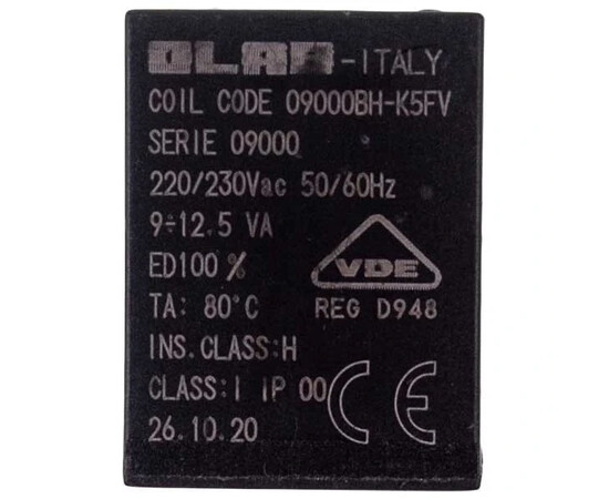 Зображення 6 Катушка електромагнітного клапана кавоварки OLAB 6000BH/K5FI Q007