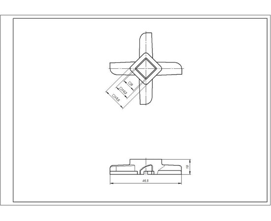 Зображення 7 Ніж для м'ясорубки Kenwood KW715551 D=46mm s=10mm Отвір=9x9mm