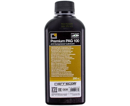 Изображение 2 Масло синтетическое 250ml для автокондиционера Errecom OL6003.Q.P2 Premium PAG 100