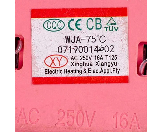 Зображення 2 Термостат для бойлера (універсальний) 16A 250V, L капіляра=650mm 75°C (2 клеми)