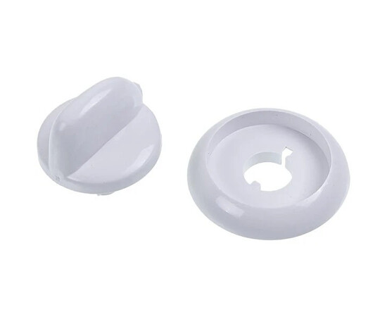 Зображення 2 Набір ручок регулювання з пружинами (5 шт.) для плити Gefest білий D=50mm Н=41mm