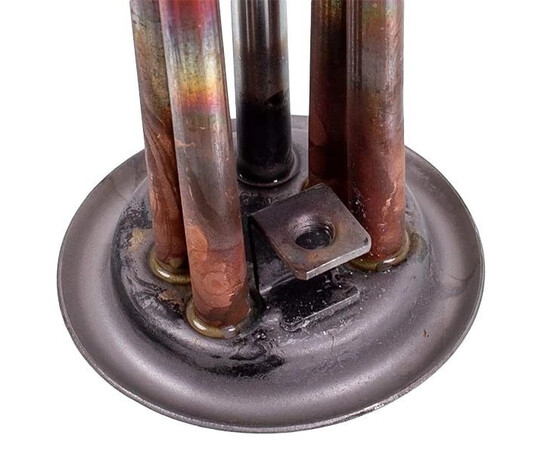 Зображення 3 Тен фланцевий для бойлера Thermex 2000W (мідний) фланець 63mm, 2 трубки під датчик (під анод M6)