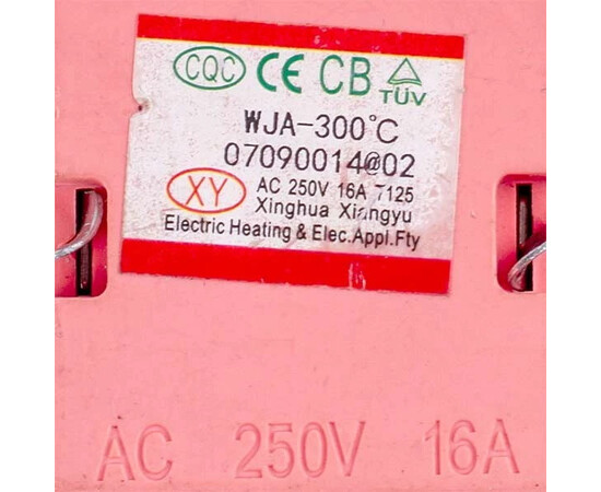 Зображення 2 Термостат духовки (універсальний) 16A 250V, L капіляра=650mm 300°C (2 клеми)