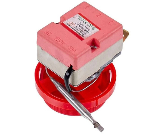 Зображення 3 Термостат духовки (універсальний) 16A 250V, L капіляра=650mm 300°C (2 клеми)