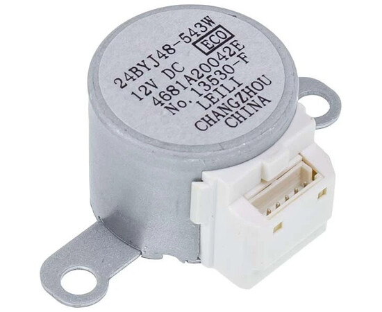 Зображення 2 Мотор кроковий тяги шторок для кондиціонера LG 4681A20042E 24BYJ48-543W 12V шток 5x9mm