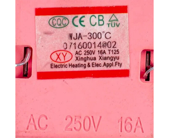 Зображення 2 Термостат духовки (універсальний) 16A 250V, L капіляра=650mm 300°C (3 клеми)