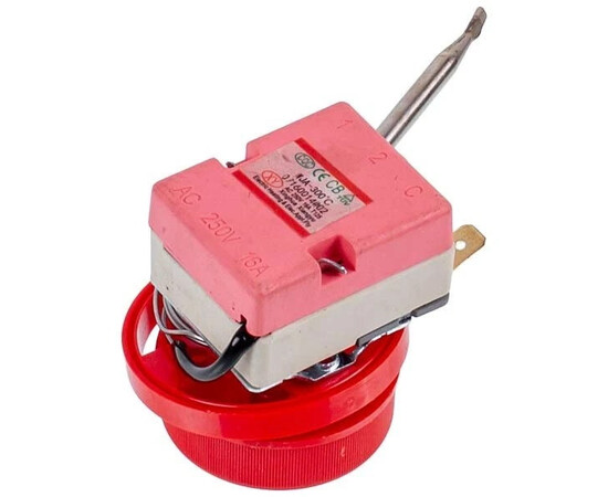 Зображення 3 Термостат духовки (універсальний) 16A 250V, L капіляра=650mm 300°C (3 клеми)