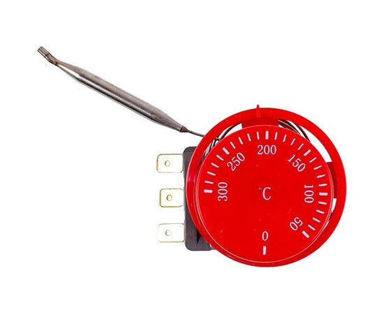 Зображення 4 Термостат духовки (універсальний) 16A 250V, L капіляра=650mm 300°C (3 клеми)