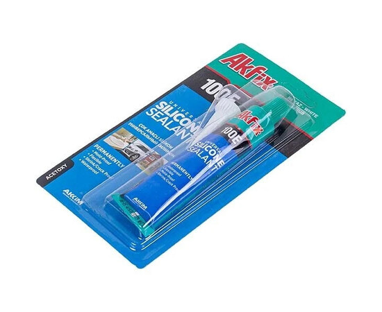Зображення 2 Герметик силіконовий Akfix 100E 50ml (універсальний) білий