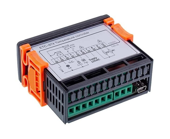 Зображення 2 Контролер ЕТС-974 (мікропроцесор 2 датчики) 220V 8A