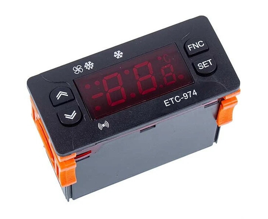 Зображення 3 Контролер ЕТС-974 (мікропроцесор 2 датчики) 220V 8A