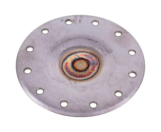 Зображення 3 Фланець барабана (опора) для пральної машини Electrolux, D вала = 17mm (нержавійка, під лиску)