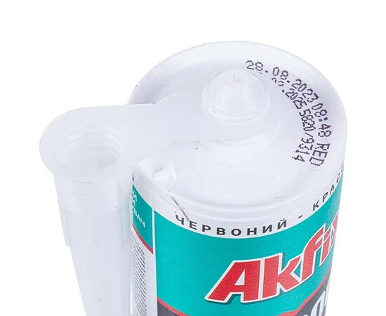 Изображение 2 Герметик силиконовый Akfix HT300 280ml (термостойкий) красный