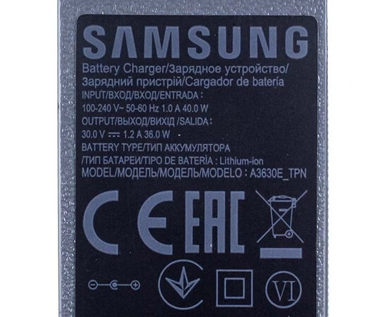 Зображення 4 Адаптер для акумуляторного пилососа Samsung DJ44-00013H 100-240V 36W 1.2A