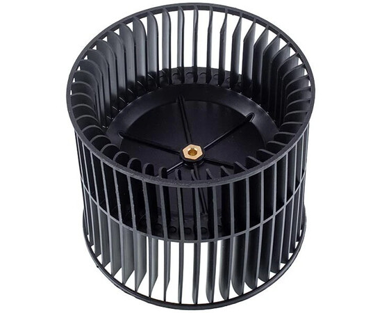 Зображення 2 Крильчатка для витяжки D=130mm H=110mm d валу = 5mm (за годинниковою стрілкою. під гайку)