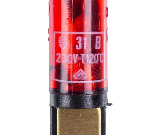 Зображення 2 Індикатор духовки для плити SWT725UN d=13.5mm М10 120°С (червоний)