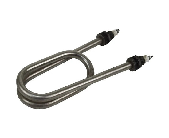 Зображення 2 Тен для нагріву води 1500W 220V (нержавіюча сталь) L=160mm M14 (скріпка)