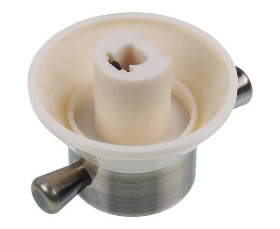 Изображение 3 Набор универсальных ручек для варочной поверхности Pyramida, Gorenje, Bosch, Hansa (4 шт.) бежевый+латунь