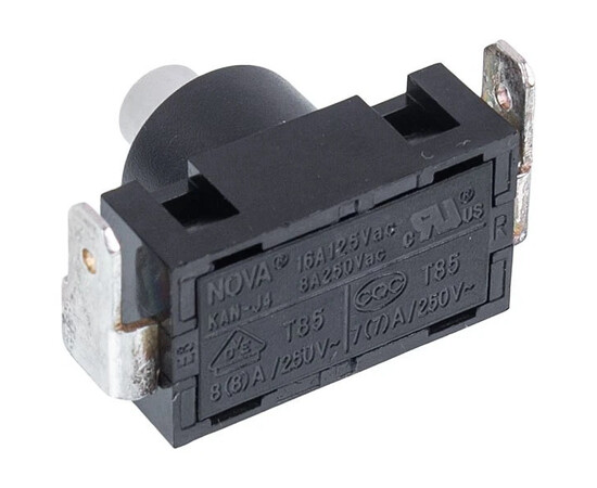 Зображення 2 Мережева кнопка для пилососа (2 клеми) універсальна