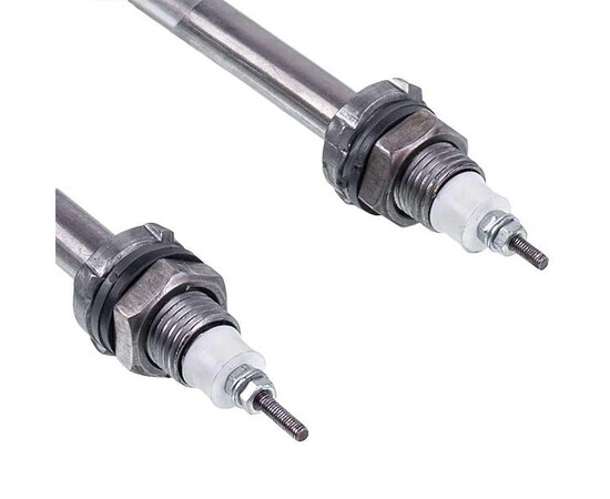 Зображення 3 Тен для нагріву води 1500W 220V (нержавійка) L=325mm M14 (прямий)