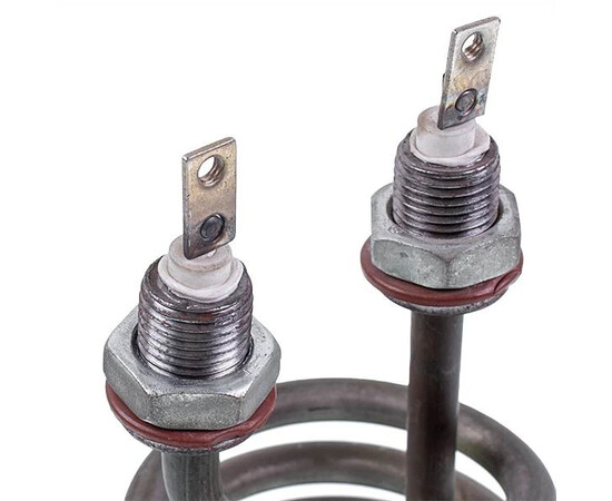 Зображення 4 Тен для дистилятора 2 кВт (нержавіюча сталь) H=80 мм, M16