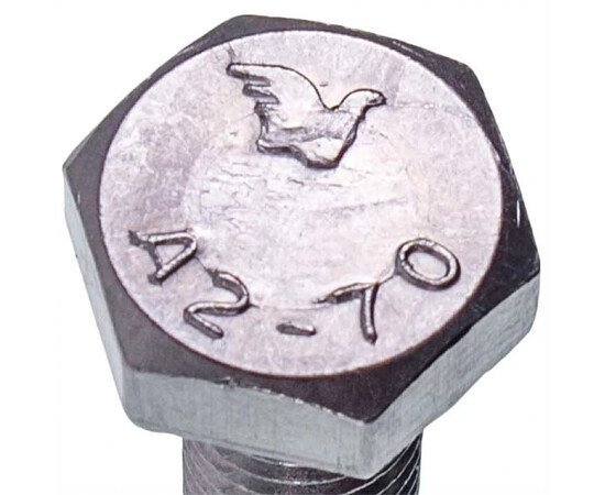 Изображение 4 Болт крепления шкива с полной резьбой для стиральной машины DIN 933 (нержавейка) M10x25