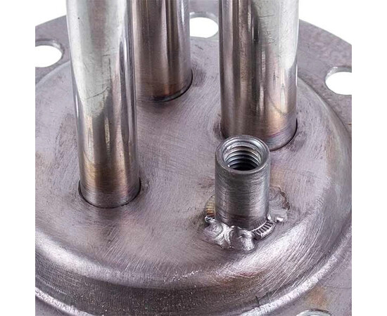 Зображення 4 Фланець під сухі тени для бойлера Klima Hitze D зовнішній=120mm L трубок=430/280mm (під анод M8)