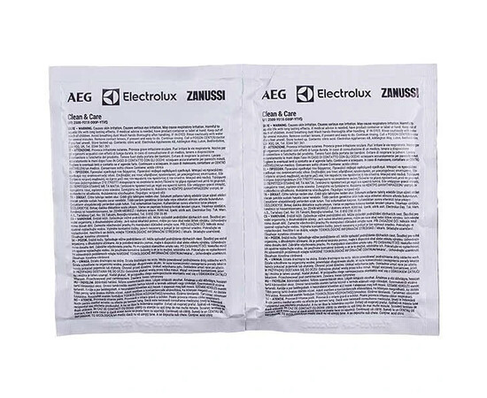 Зображення 2 Порошок для чищення накипу для пральної та посудомийної машини Electrolux 902986547 (12 пак.x50g)