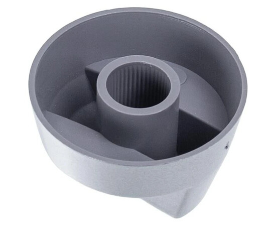 Изображение 5 Ручка регулировки универсальная для плиты с переходниками D=6-8mm серебристый