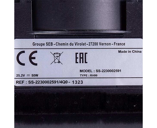 Изображение 6 Щетка Turbo для аккумуляторного пылесоса Rowenta SS-2230002622 черный