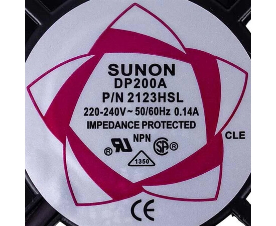 Изображение 2 Вентилятор квадратный Sunon DP200A 2123HLS 120x120x38mm 220-240V 0,14A