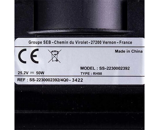 Зображення 6 Щітка Turbo для акумуляторного пилососа Rowenta SS-2230003001 чорний