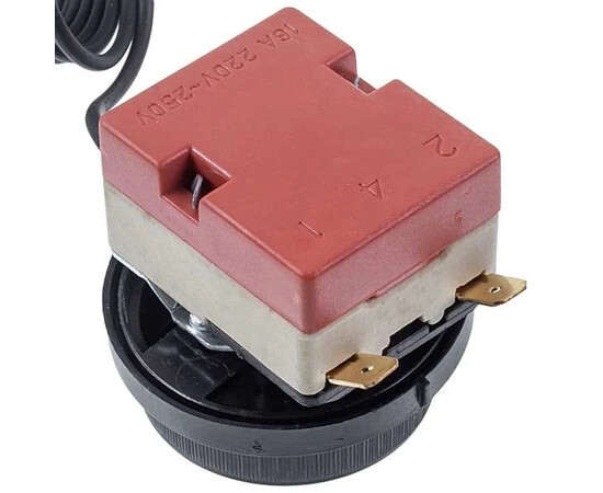 Зображення 5 Термостат для бойлера WHD90E 16A 220V L=1000mm Tmax = 90°C + ручка керування (2 клеми)