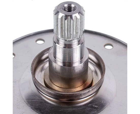 Зображення 3 Фланець барабана (опора) для вертикальної пральної машини Electrolux D вала=16mm 12 отв.x5.5 (нержавійка, під шліц)