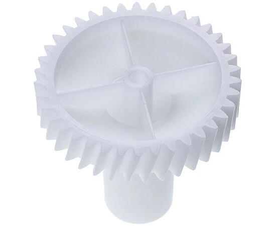 Изображение 2 Шестерня большая для мясорубки Zelmer  Bosch 00793638 (187.0005) D=30,5(25)/81mm, H=61/17(78)mm, Z=12внутр./38косые