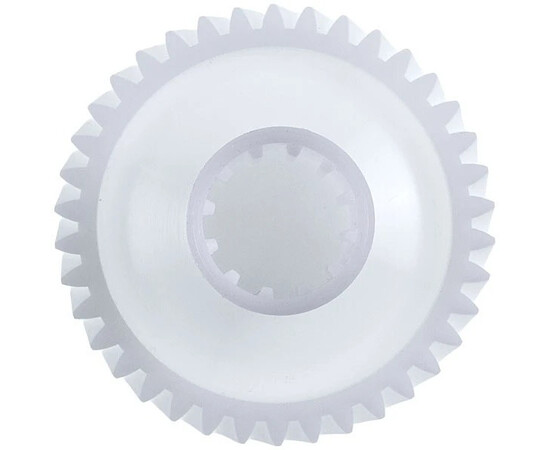 Изображение 4 Шестерня большая для мясорубки Zelmer  Bosch 00793638 (187.0005) D=30,5(25)/81mm, H=61/17(78)mm, Z=12внутр./38косые
