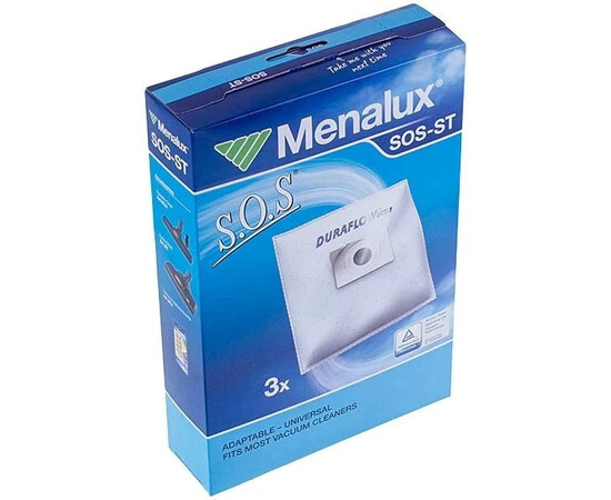 Зображення 5 Набір мішків (3шт) універсальні для пилососа Electrolux 900196613 MENALUX SOS-ST
