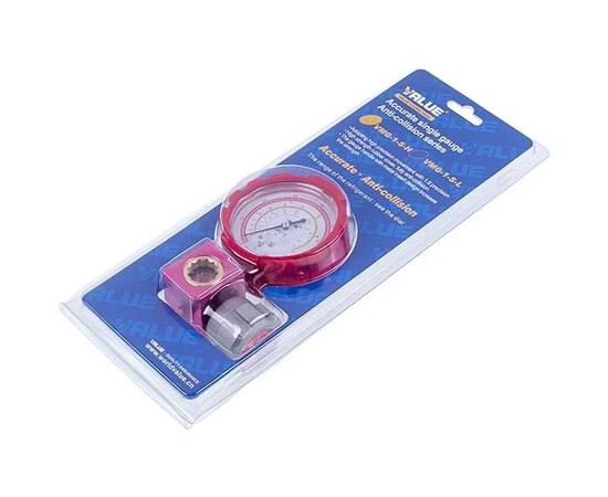 Изображение 6 Манометрический коллектор 1- вентильный VALUE VMG-1-S-H (R32 R22 R410a)