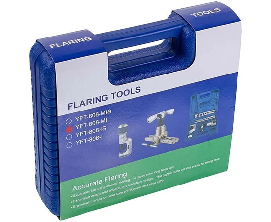 Зображення 7 Набір вальцювальний LEETO LTT-808-MI (дюймово-метричний) D труби = 1/4” – 3/4” (6-19mm)