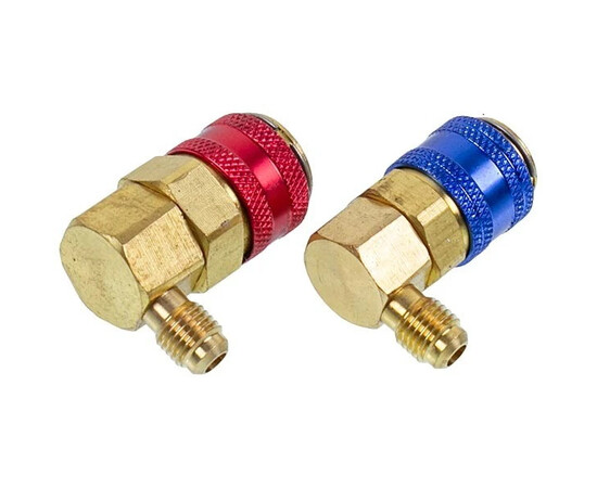 Зображення 2 Набір заправних муфт QC -12А/15 (низького + високого тиску) для автокондиціонерів.