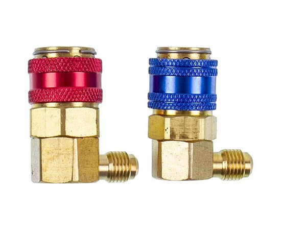 Зображення 3 Набір заправних муфт QC -12А/15 (низького + високого тиску) для автокондиціонерів.