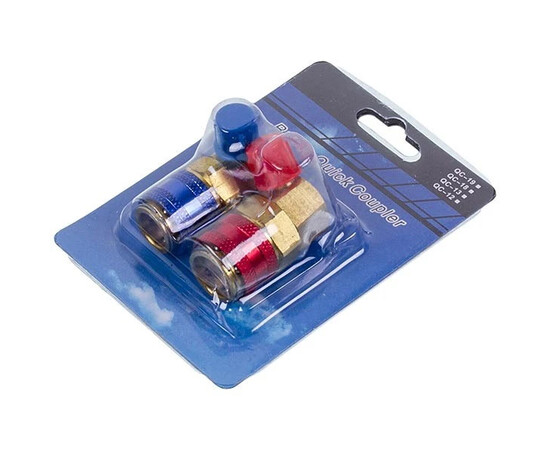 Зображення 4 Набір заправних муфт QC -12А/15 (низького + високого тиску) для автокондиціонерів.