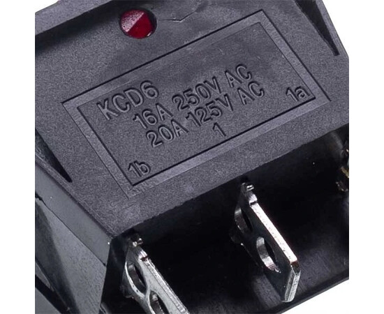 Зображення 5 Вимикач (подвійний) для бойлера Balcik KCD6 (250V, 16A), 6 контактів