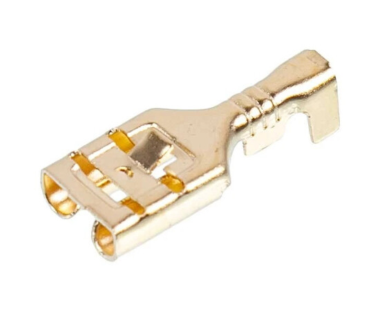 Зображення 3 Клема плоска FASTON ''мама'' 6mm (10 шт) для пральної машини